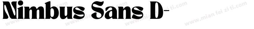 Nimbus Sans D字体转换